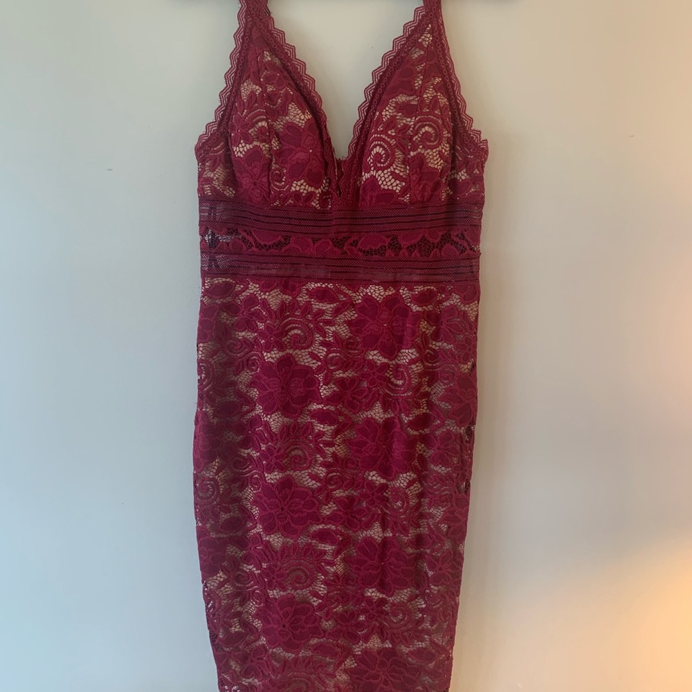 Red Floral Dress
